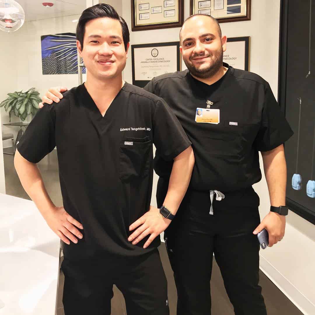 Dr. Steve Rad, international Perinatologist, and Dr. Edward Tangchitnob, Robotics surgeon. Cedars-Sinai Medical Center, Beverly Hills trained, Co-Administrative Chief Residents 2007-2008.
